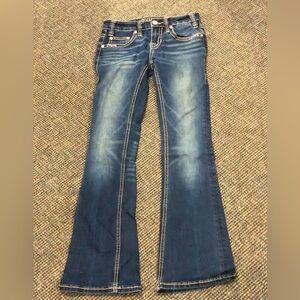 Rock & Roll Cowgirl Size 24x32rival low rise boot cut blue jeans